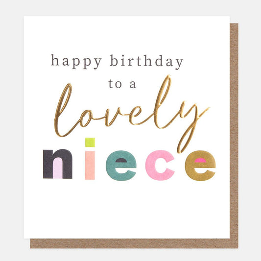 Happy Birthday Niece Greetings Card