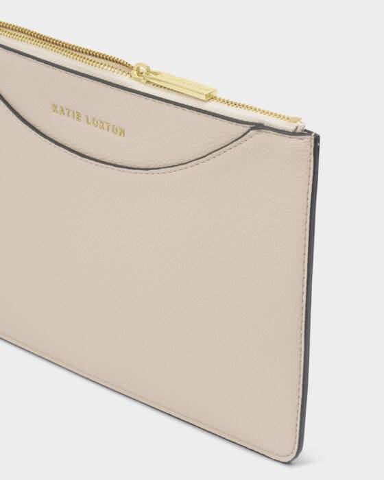 Katie Loxton Alba Wristlet Pouch in Oyster
