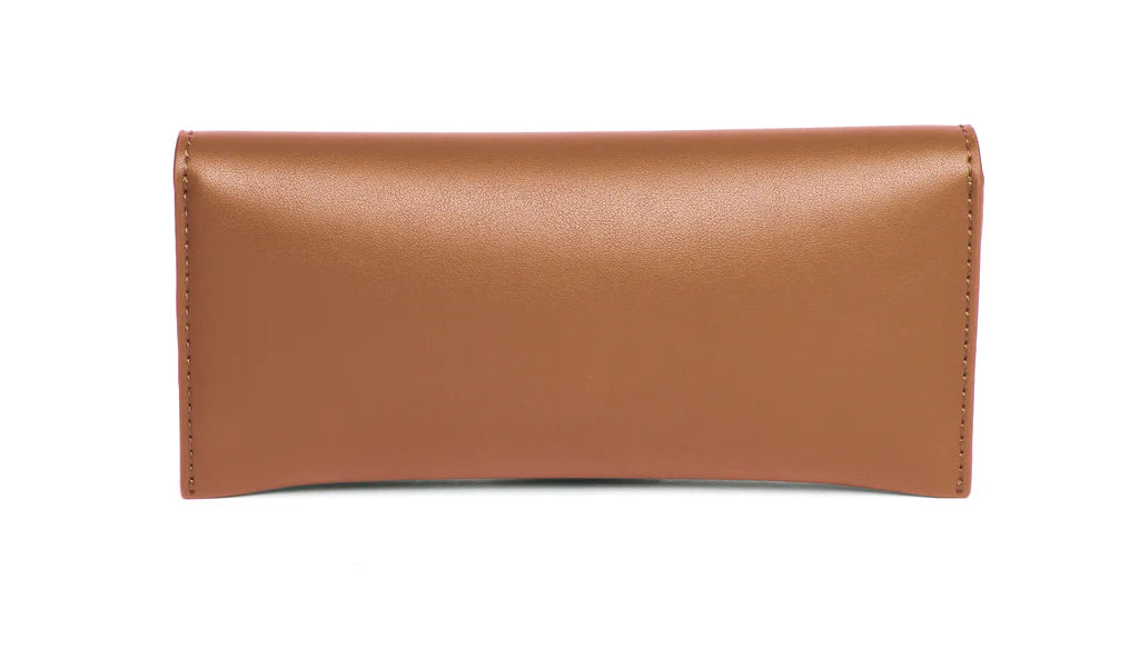 Rome Glasses Case in Tan