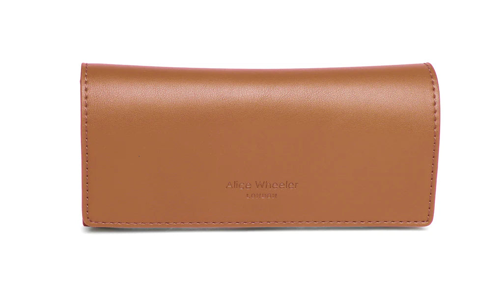 Rome Glasses Case in Tan