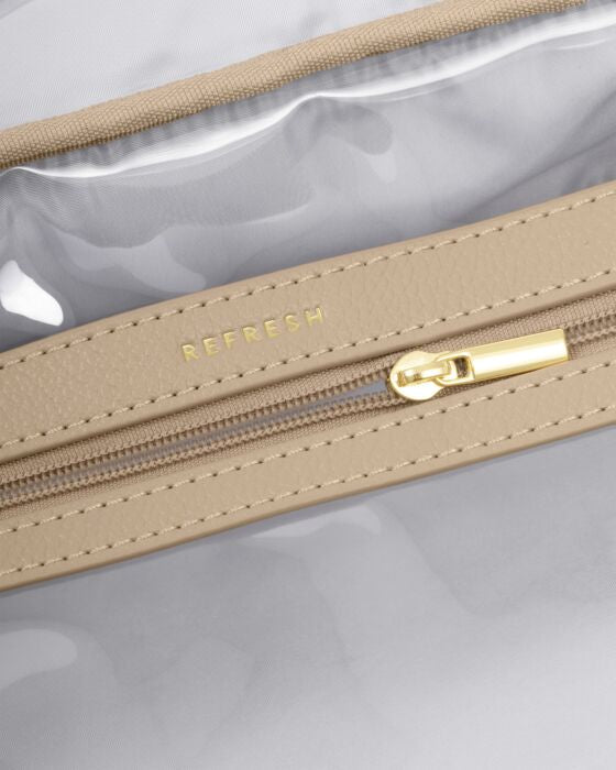 Katie Loxton Hanging Makeup & Washbag Taupe