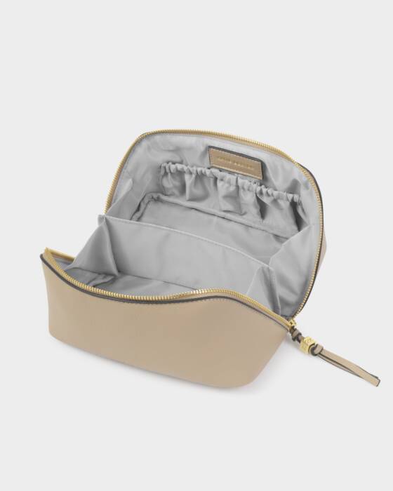Katie Loxton Soho Medium Makeup And Wash Bag in Taupe