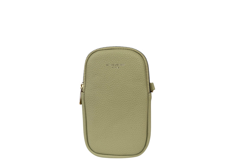David Jones Crossbody Phone Bag Pistachio