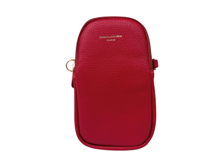 Crossbody Double Zip Phone Bag Tango Red