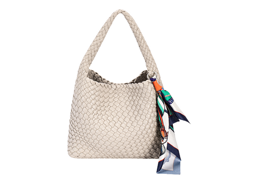David Jones Woven Shoulder Bag Tan