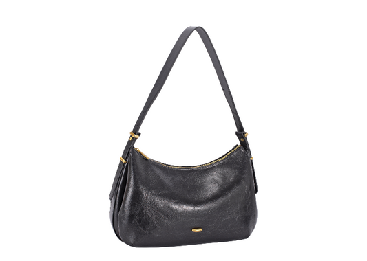 David Jones Triple Gusset Shoulder Bag Black