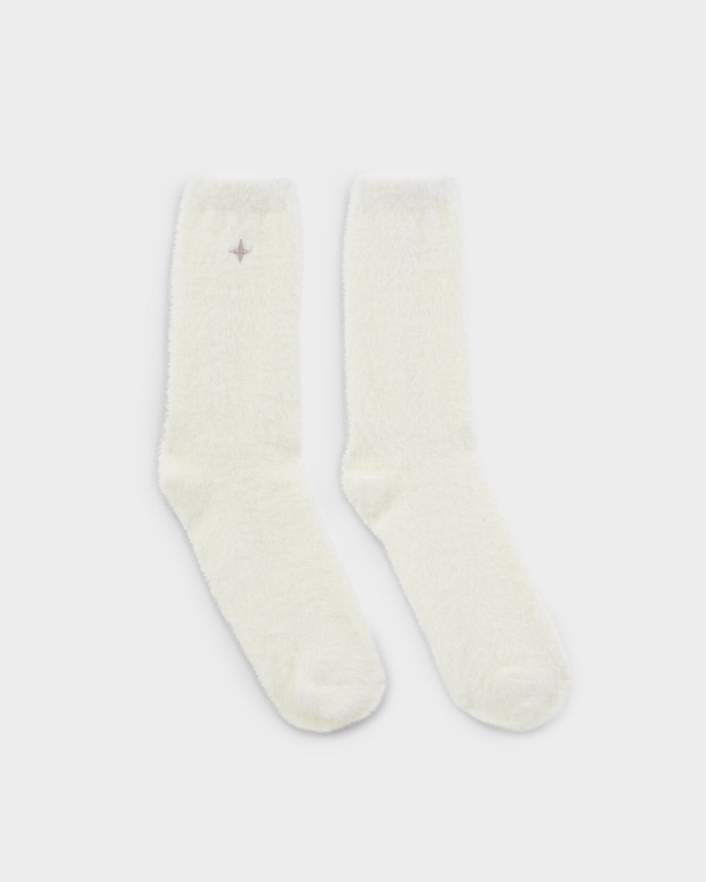 Katie Loxton Gift Boxed Fluffy Socks in Off White