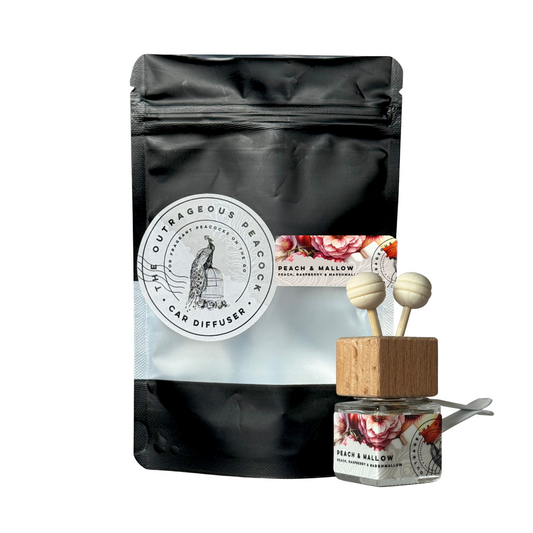 Car Air Diffuser Peach & Mallow