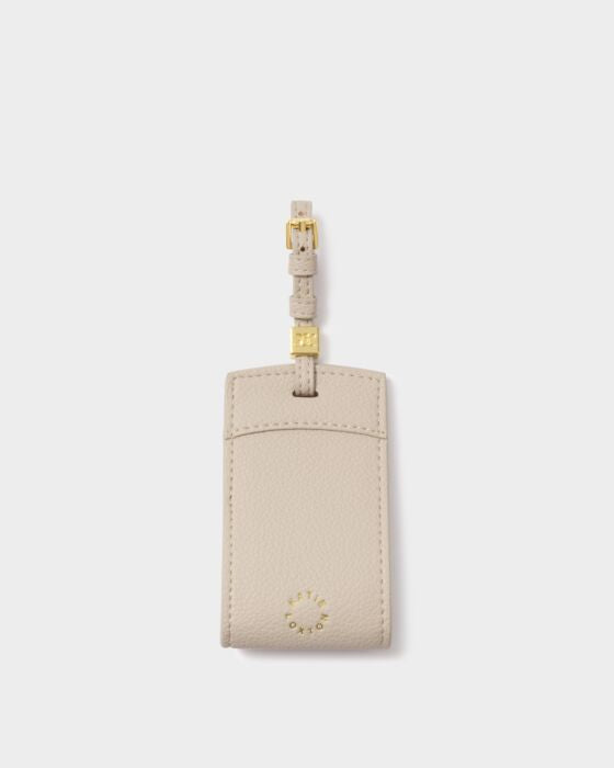 Katie Loxton Luggage Tag ‘Le Soleil’ in Oyster