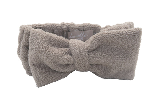 Danielle Cosmetic Bow Headband - Grey