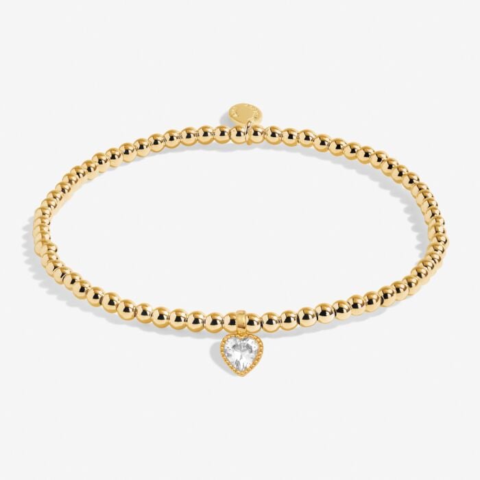 A Little Happy 50th Birthday Bracelet In Gold Plating