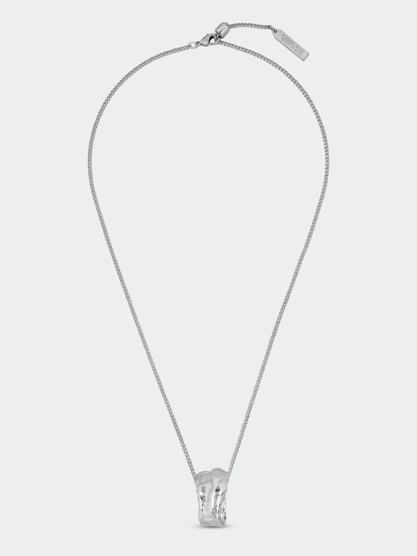 Tutti Wax Necklace Silver