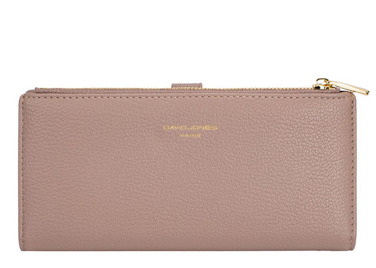 David Jones Long Purse Rose