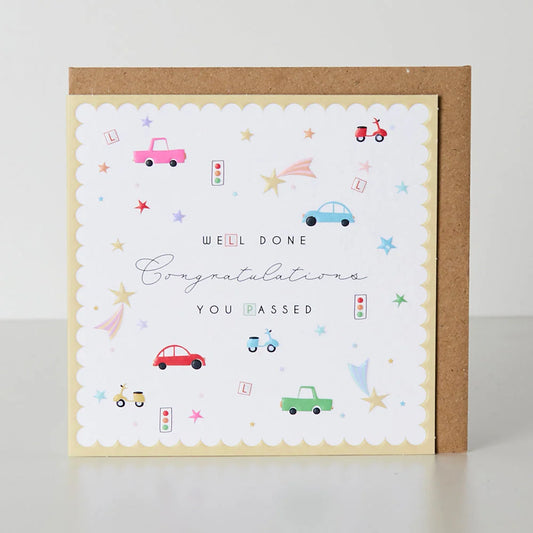 Congratulations You Passed Your Driving Test Greetings Card