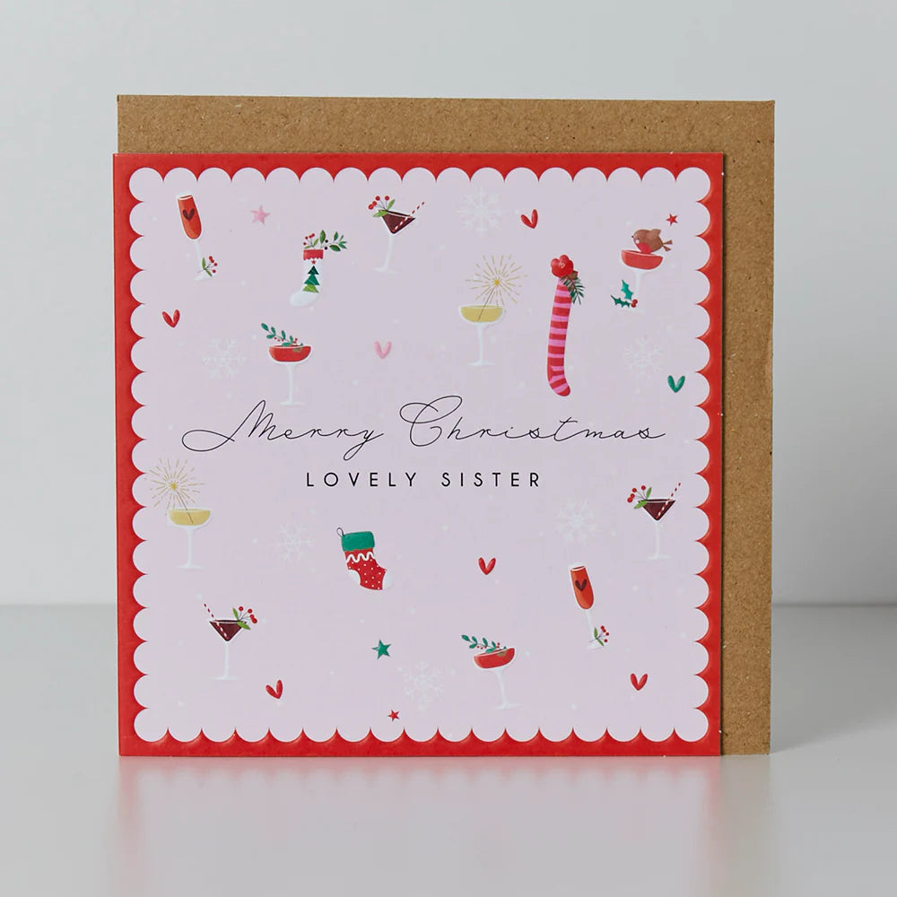 Sister Christmas Greetings Card