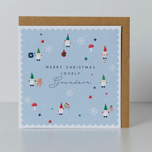 Grandson Christmas Greetings Card