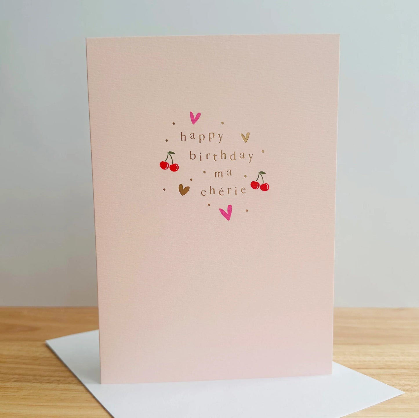 Happy Birthday Ma Cherie Greetings Card