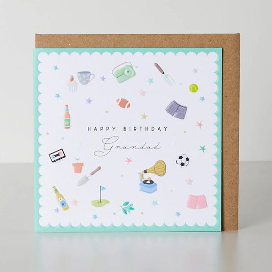 Happy Birthday Grandad Greeting Card