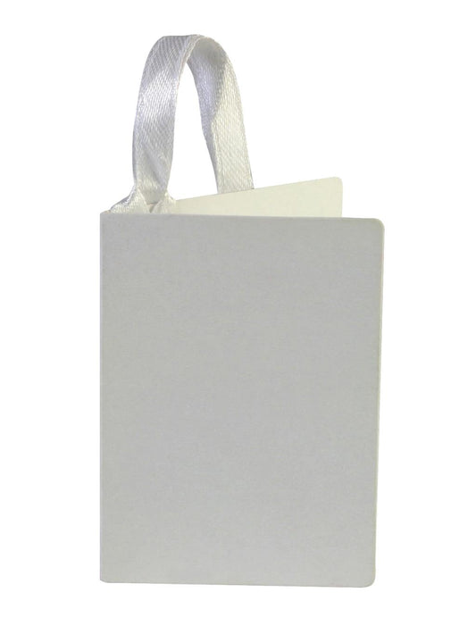 Single Gift Tag Pearl White