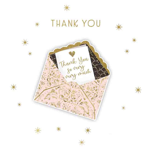 Thank You So Very Much Greetings Card