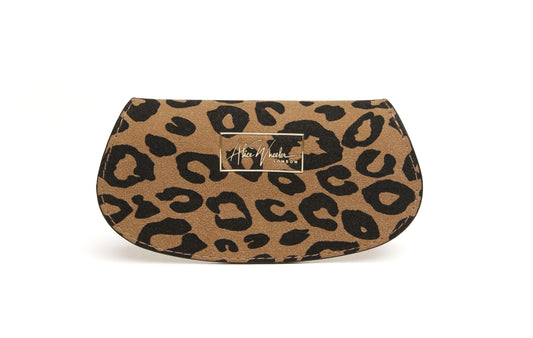 Alice Wheeler Leopard Glasses Case
