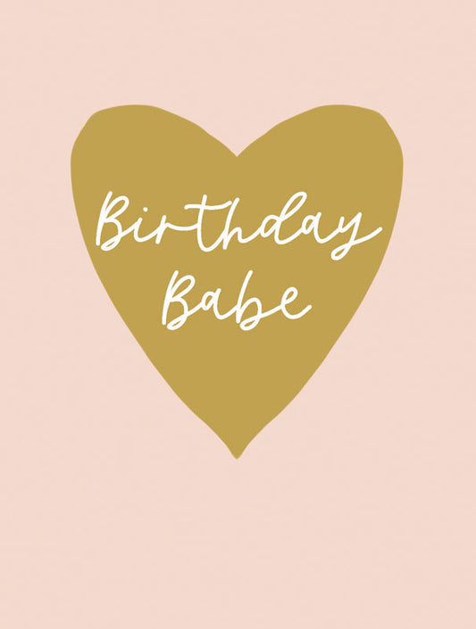 Small But Perfectly Formed Bithday Babe Greetings Card