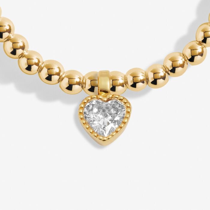 A Little Happy 50th Birthday Bracelet In Gold Plating