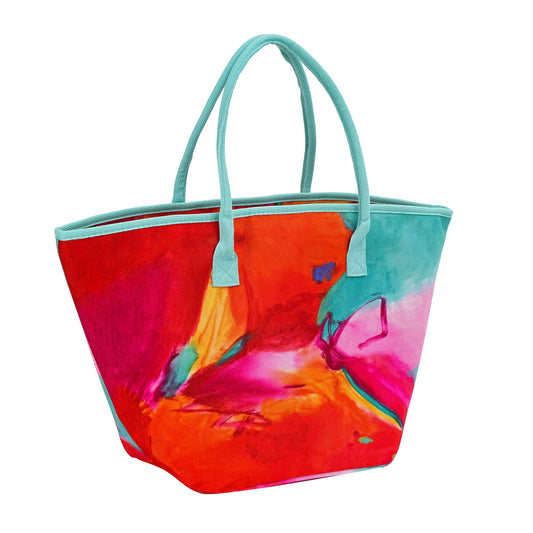 Marble Beach Bag