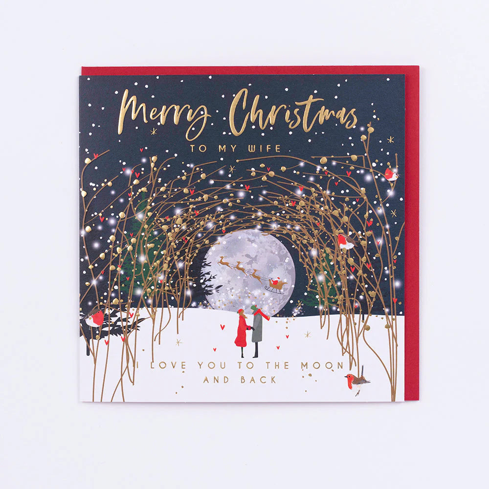 Wife Christmas Greetings Card