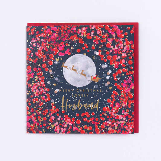 Husband Berries Christmas Card