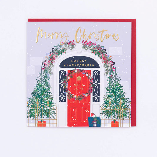 Lovely Grandparents Christmas Greetings Card