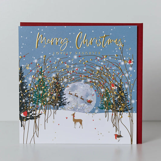 Daughter Christmas Greetings Card