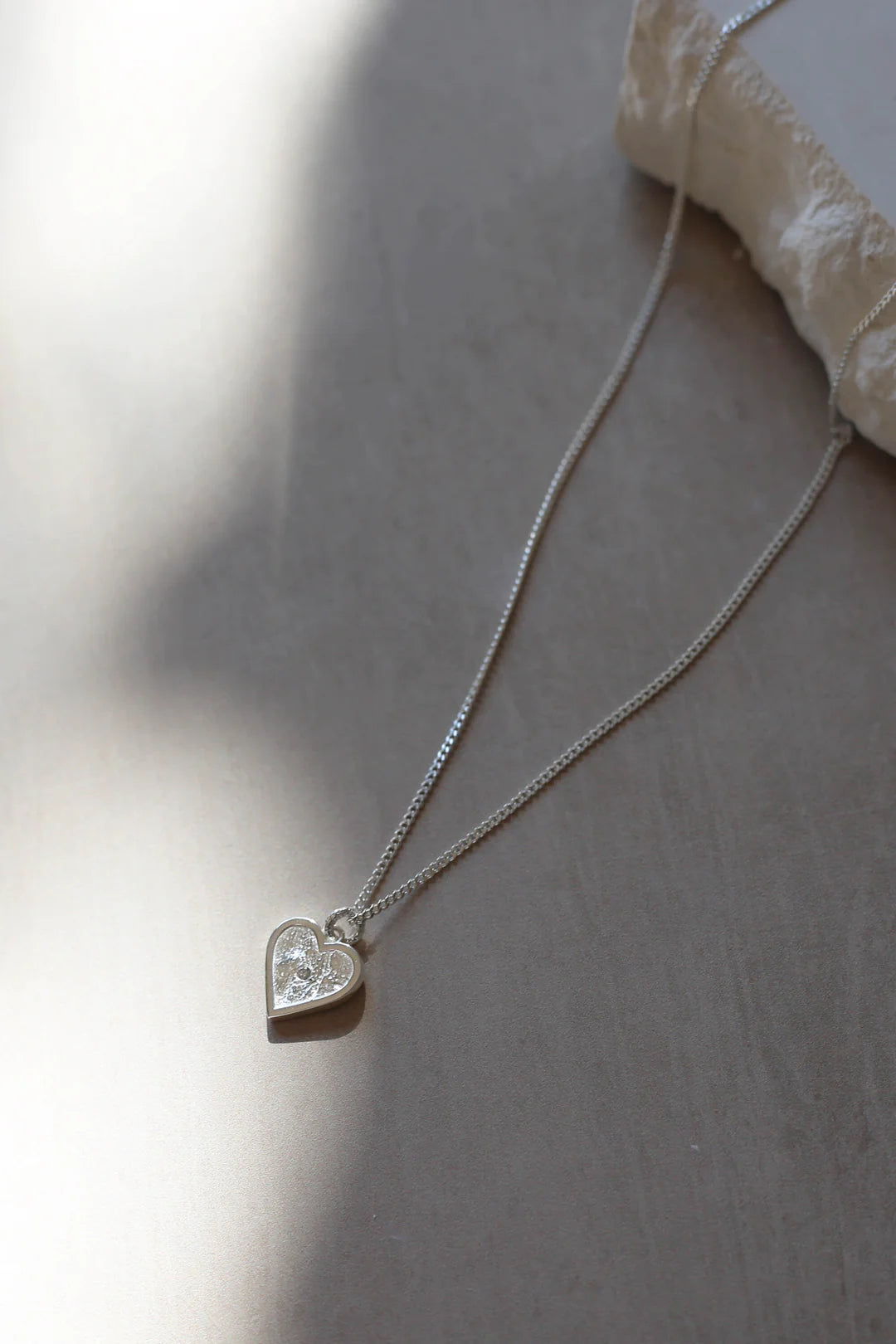 Loyalty Silver Heart Necklace