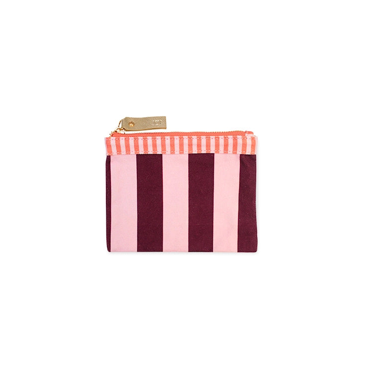 Joy Floral Stripe Set Of 3 Pouches