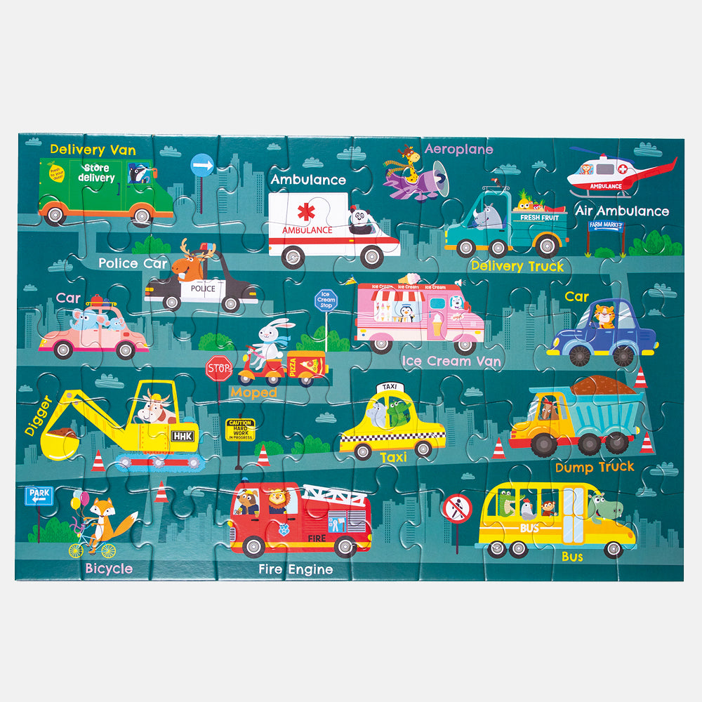 Around The Town Floor Puzzle