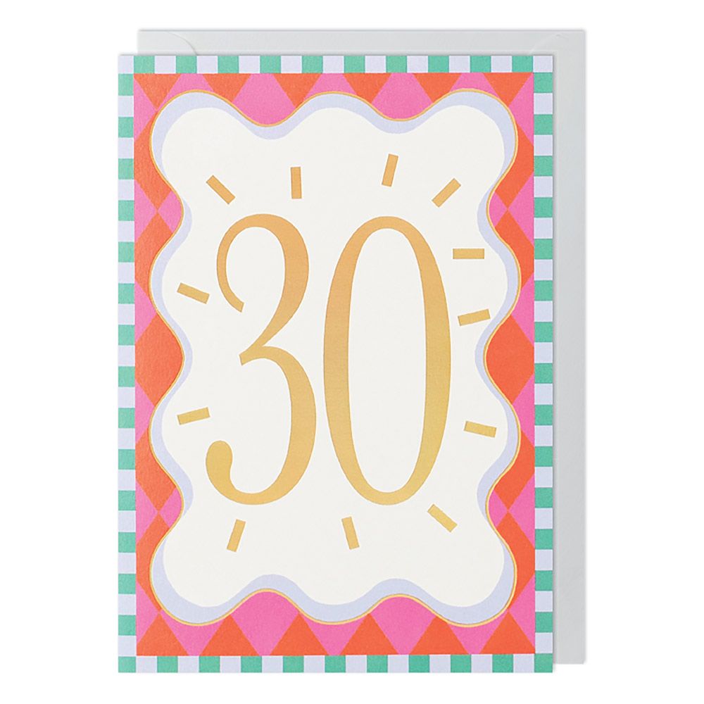 30th Birthday Greetings Card