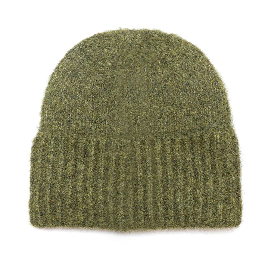 Recycled Blend Knit Beanie Khaki