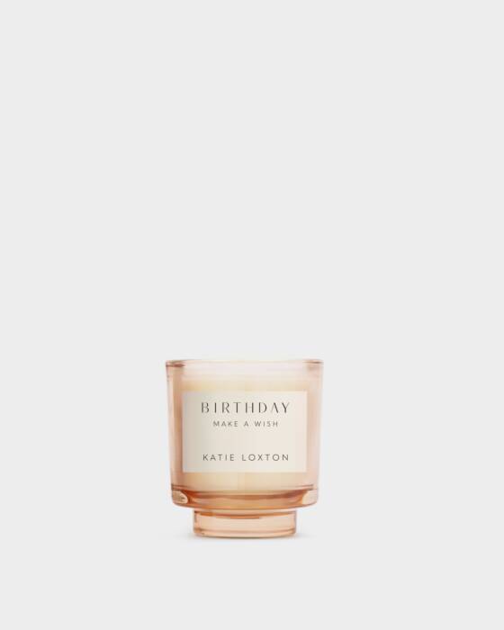 Katie Loxton Sentiment Candle ‘Birthday’ Peach Rose & Sweet Mandarin
