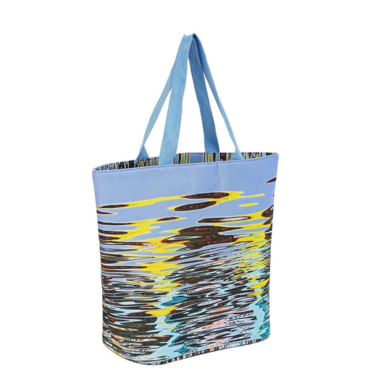 Water Reflection Beach Bag
