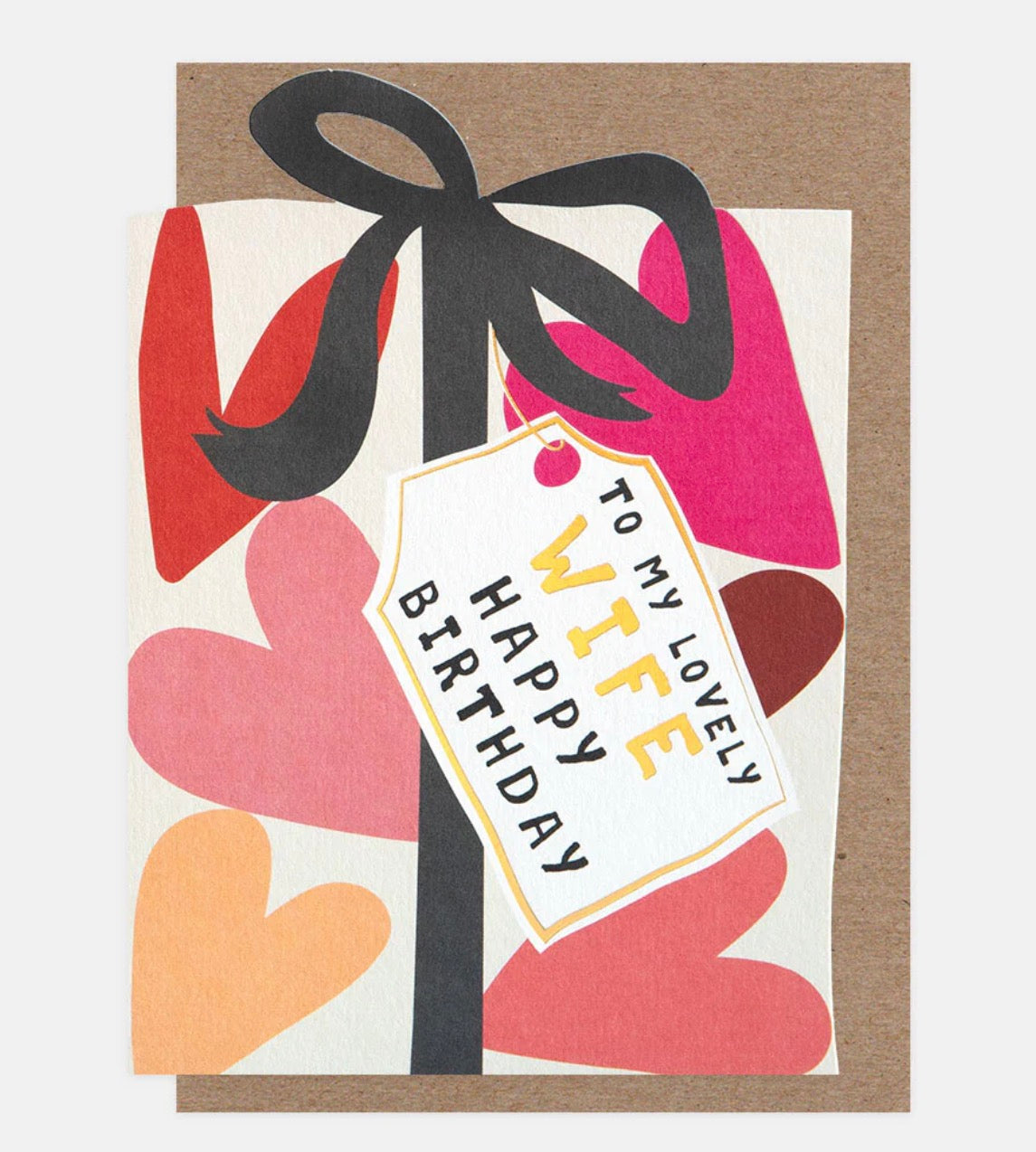 Lovely Wife Birthday Greetings Card