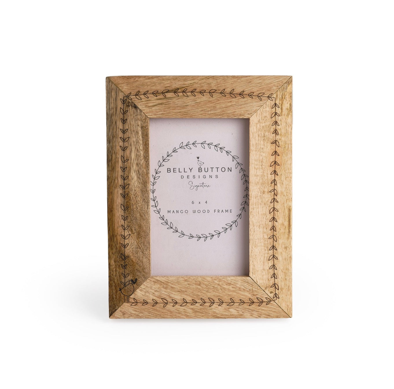 Wildflower Border Wooden Photo Frame 6x4