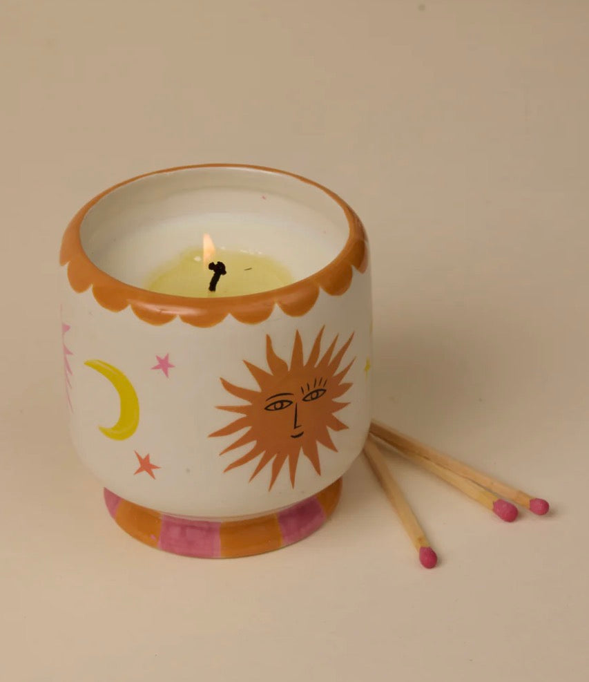 Adopo Orange Blossom Ceramic Candle