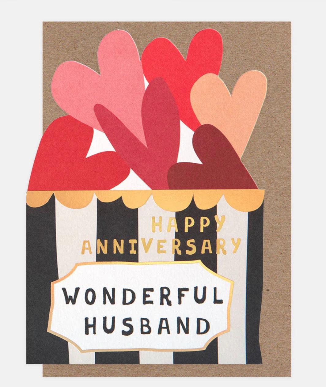 Wonderful Husband Anniversary Greetings Card