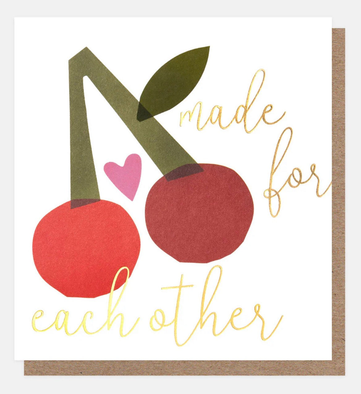 Cherries Made For Each Other Greetings Card