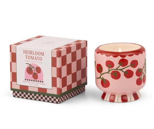 Adopo Tomato Vine Ceramic Candle