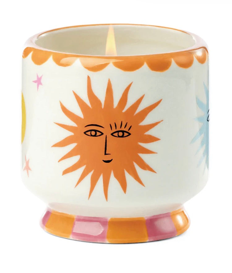 Adopo Orange Blossom Ceramic Candle