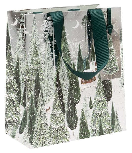 Moonlit Glade Medium Christmas Gift Bag