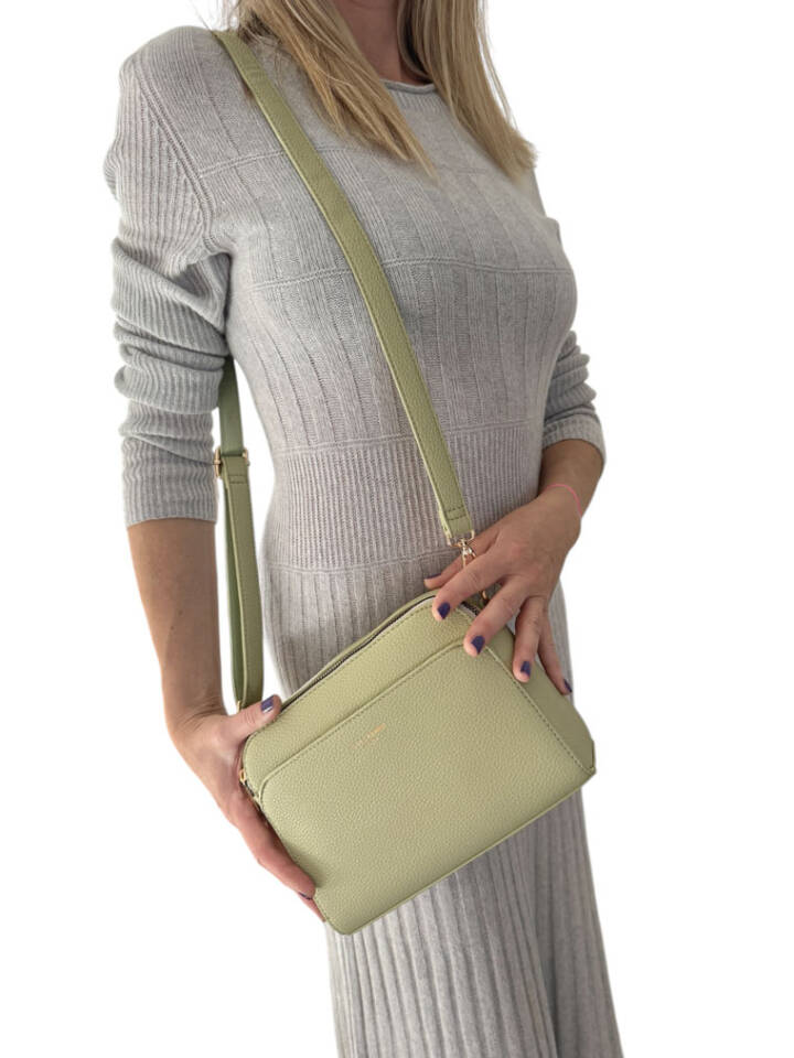 David Jones Crossbody Handbag Pistachio Green
