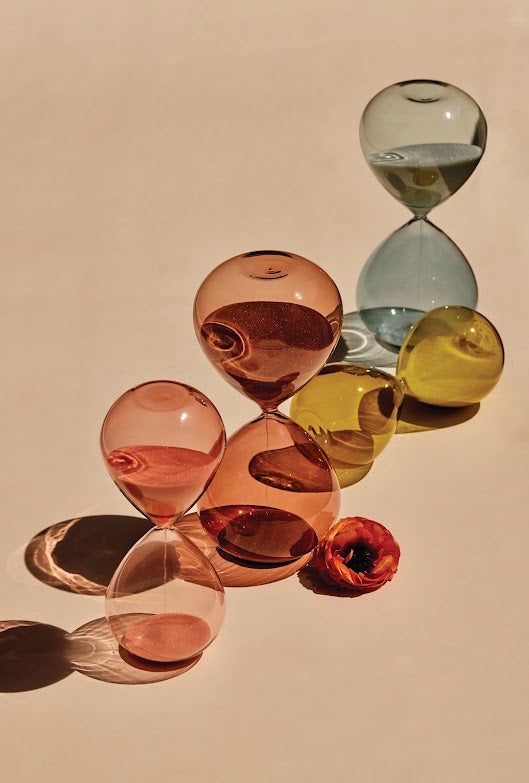 Smoky Quartz 15 Minute Hourglass