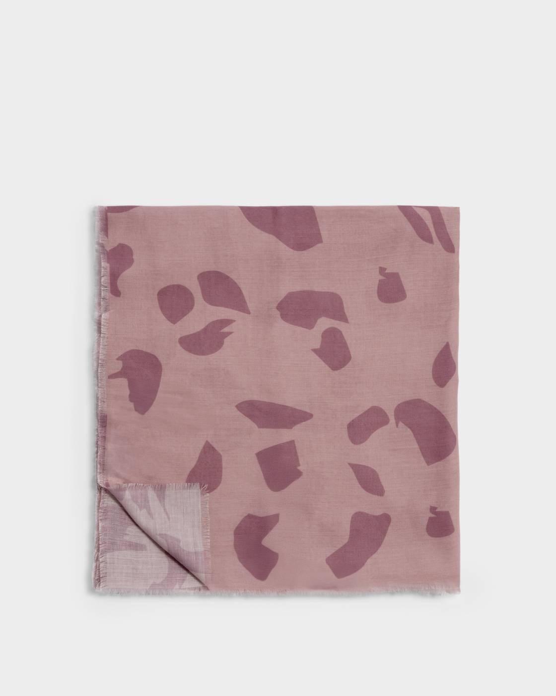 Katie Loxton Leopard Print Scarf in Light & Dusty Pink